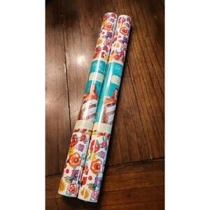 (2) Pioneer Woman Flea Market Floral 20"x12' Adhesive Laminate Shelf Liner NEW!